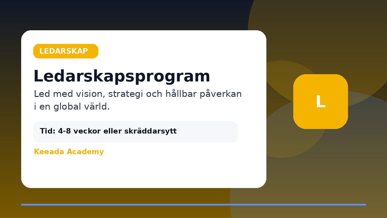 Ledarskapsprogram